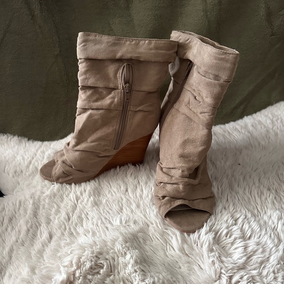 Peeptoe Booties - Picture 2 of 3